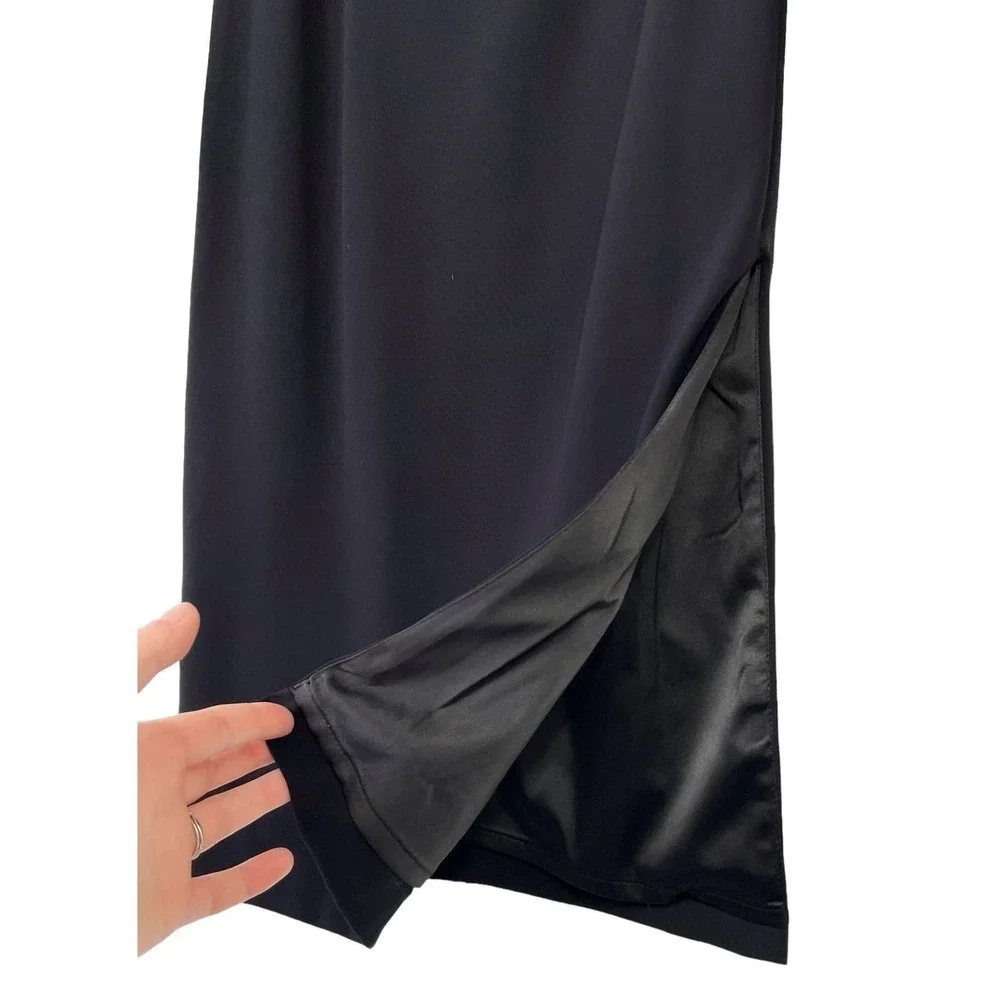 Bardot Arabella Bodycon Flounce Sleeve Black Dress US 4 Cocktail Wedding Party - Picture 6 of 10